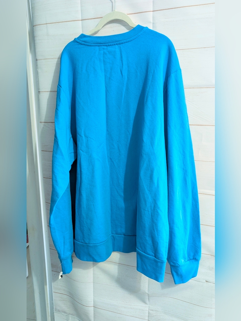 Unisex Star Wars Turquoise Crewneck Sweatshirt with Multicolor Logo Size 2XL - Picture 2 of 5
